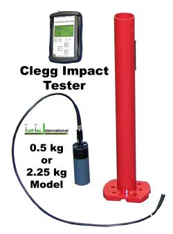 The Clegg Impact Tester is a professional instrument to determine hardness on all types of areas - Readings in CIT's or Gravities (Gmax).