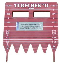 Turfchek II - Rough Grass Height Cut Gauge
