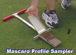 The Turf-Tec Mascaro Profile Sampler - Does your Soil Profile Sampler work like this?