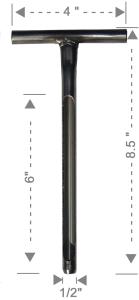 Introducing the new Turf-Tec Tubular Soil Sampler - 1/2" Diameter sampler. This tool that is the smallest diameter tubular soil sampler in the business. Its 1/2" Diameter sampling tube is made of Stainless Steel.  This tool is ideal for checking soil moisture in golf greens, turfgrass infields, bowling greens, cricket pitches and any other intensively maintained turfgrass areas because it only makes a small hole, there is no disturbance to the putting surface and no additional stress to the turf.