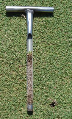 Introducing the new Turf-Tec Tubular Soil Sampler - 1/2 inch diameter soil sampler. This tool that is the smallest diameter tubular soil sampler in the business. Its 1/2 inch diameter sampling tube is made of Stainless Steel. The rugged but lightweight sampler is perfect for quick soil sampling of areas like golf greens and athletic fields without leaving behind a large hole. It will remove a clean sample to a depth of six inches in all types of soils.
