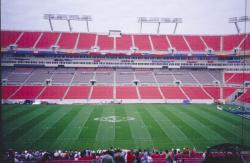 Superbowl XXXV was played at Tampa Stadium in Tampa, FL.  The turf was fiber reinforced 419 Bermudagrass with 30# of PHD blend overseeded onto it.