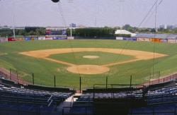 May 13th, 2003 was the STMA Florida Chapter # 1 meeting at Ft. Lauderdale Stadium, spring training facility for the Baltimore Orioles.  Robert Dexter is Stadium Operations Supervisor and Ed Bylica is Head Groundskeeper.