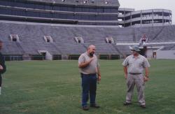 The University of Alabama, Tuscaloosa, AL.  This is Scott Urbane, Sports Turf Manager explaining about the field renovation that took place last fall.