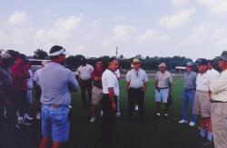 This is the tour I led for the Sports Turf Managers Association, Florida Chapter # 1.  This is Haverland Turf Farm in Indiantown, FL.  Dell Haverland, Owner is speaking to our group.