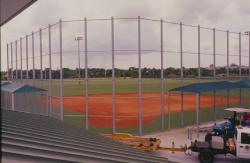 This is a view of one of the new softball fields at the Sportsplex in Coral Springs, FL.  
