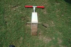 This is a Soil Profile taken with the Mascaro Profile Sampler from softball field at the City of Pensacola Parks.