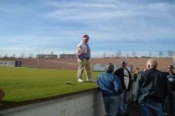 This is George Toma, Head Groundskeeper for the NFL Superbowl, speaking to the STMA Tour Group