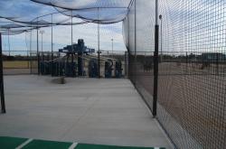 This is one of the automated batting cages at Rio Vista Regional Community Park in Peoria, CA.