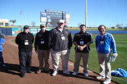 This is some of the 15 Sports Turf Managers from the MLB, NFL and MLS that spoke to our group.