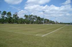 Here is one of the 419 bermudagrass multipurpose fields at the City of Callaway.  This field is set up for soccer.
