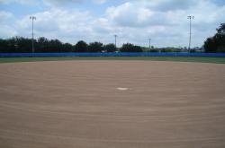 Here is one of the softball fields at the University of Florida we also toured.
