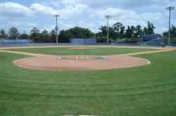 Here is another view of McKethan Stadium at Perry Field on the University of Florida Campus and can seat 5,500 fans.
