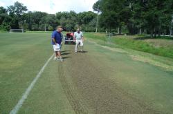 We also had a Verti-Cutting demonstration at the NFSTMA meeting at Jacksonville University.