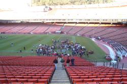 Here is the entire group of Sports Turf Managers at Candlestick Park in San Francisco, CA.