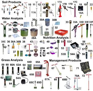 Turf-Tec International link to catalog page of diagnostic tools for the Professional Engineers (PEs) dealing with infiltration testing and storm water.