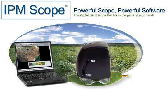The Turf-Tec IPM Scope combines advanced digital optics and LED lighting in a computerized microscope that fits in the palm of your hand. 40 - 140X magnification lets you zoom in on the fine details of insects and plant disease symptoms. 