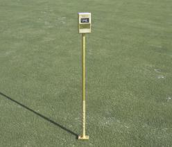 The Turf-Tec pH Meter gives soil pH readings at 1" to 4" deep in the soil profile.  This wil tell if your fertilizer will work properly.