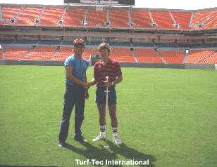 The Turf-Tec Penetrometer is also idel for use on athletic fields.