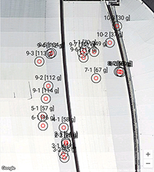 Clegg Impact Tester Bluetooth Mapping Example