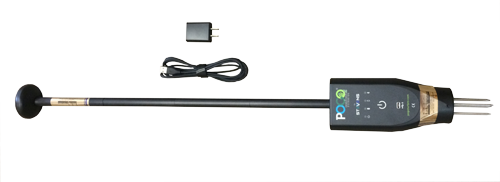 The POGO mini moisture sensor rechargeable batteries provides a full day of intense use between charges.