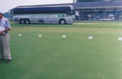 University of Florida, Gainesville, FL.  Turfgrass Tour with the Florida Turfgrass Association.  Field plots.