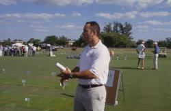 Dr. Raymond Snyder at the University of Florida (IFAS) field day in Davie, FL.  