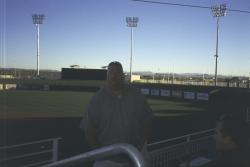 STMA Sports Field Tour at the City of Surprise, CA.  This is Joe Kennedy is the Baseball Maintenance Manager, addressing our group.