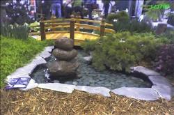 Minnesota Green Expo even had exhibitors set up ponds with running water and even complete playground equipment.