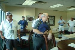 FTGA Show tour at the City of Palms Park owned by the Lee County Parks Department in Ft. Myers, FL.  This is the spring training facility for the Red Sox.  Keith Blasingim is Sports Turf Manager over the Pablo Adorno is Sports Turf Manager at the City of Palms.