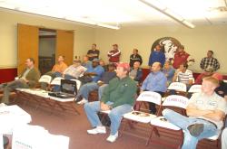 This is the classroom at Doak Campbell Stadium for the NFSTMA Chapter Meeting at Florida State University.