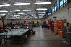 Here is the maintenance classroom at Lake City Community College.  In addition to training mechanics for turf related jobs, the school also requires future superintendents and Sports Turf Manager to take come mechanics classes on turf equipment.