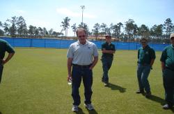 This is at the NFSTMA meeting at the Callaway Recreational Complex.  This is Tim Legare, Sports Turf Manager speaking to our group. 