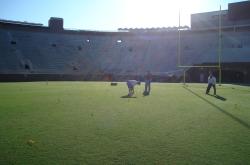 I also want to Doak Campbell Stadium at Florida State University and also conducted a partial water audit.  Brian Donaway is Sports Turf Manager at the stadium.