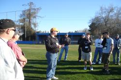 This is Darrin Daily, Sports Turf Manger for the Cincinnati Bengals and Paul Brown Stadium speaking to the group.